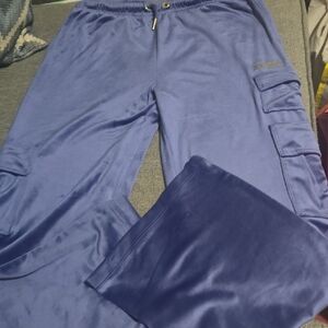 Justice Dark Blue Comfy Elastic Pants